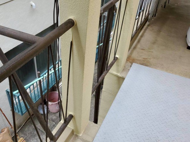 柱　アフター